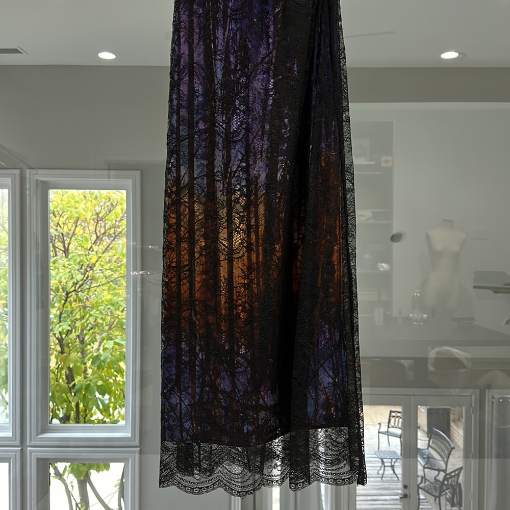 Bebe Lace Overlay Maxi Dress - 4 - Picture 5 of 16